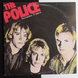 The Police, "Outlandos d'Amour, Vintage, Vinyl, Album, Music, 70s, Rock